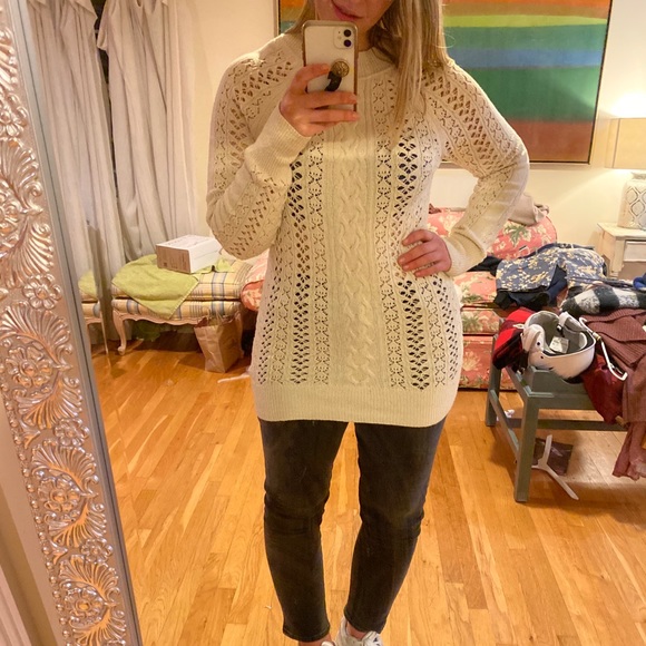 Free People Knit Heart Sweater - Picture 4 of 6